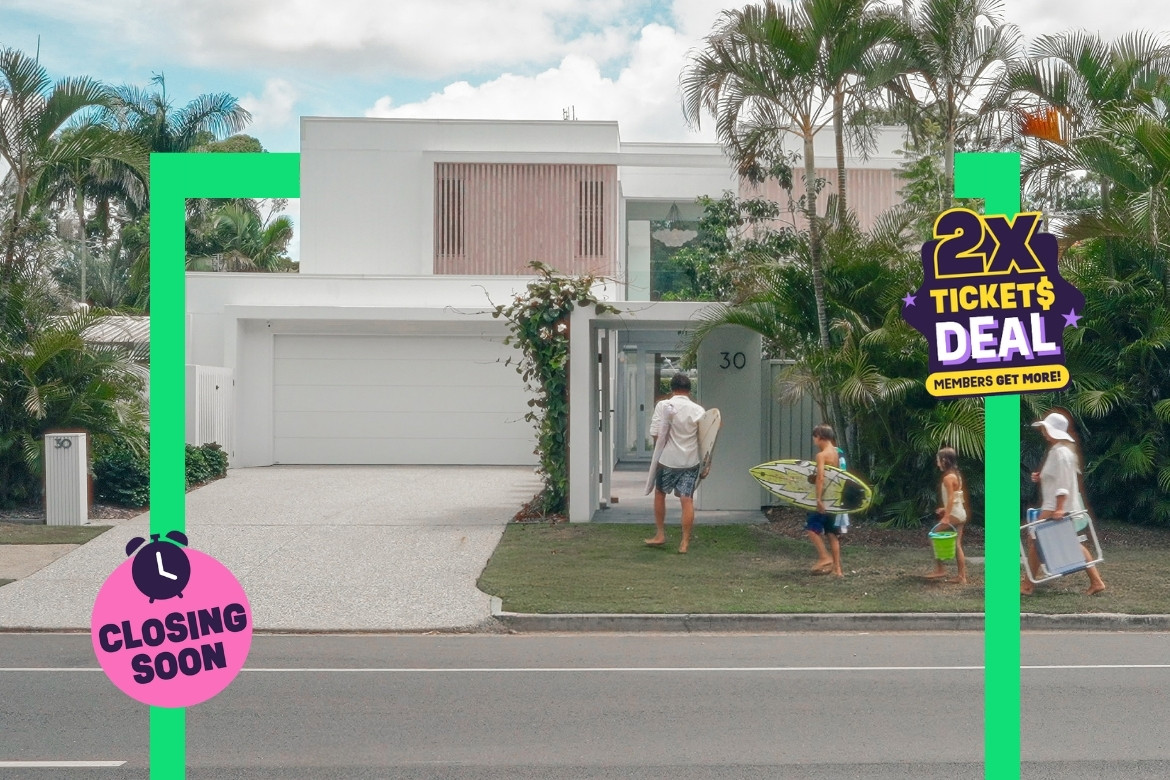 Win $3 Million Gold or Coolum Beach House