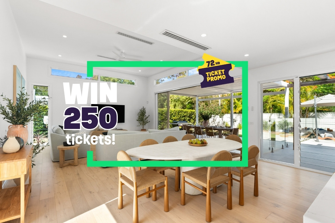 Win $3 Million Gold or Coolum Beach House