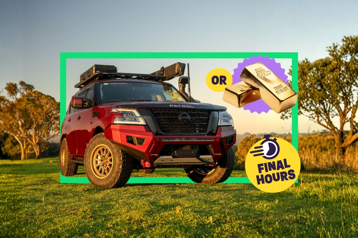 Win a Custom-Built V8 Patrol or $250K Gold