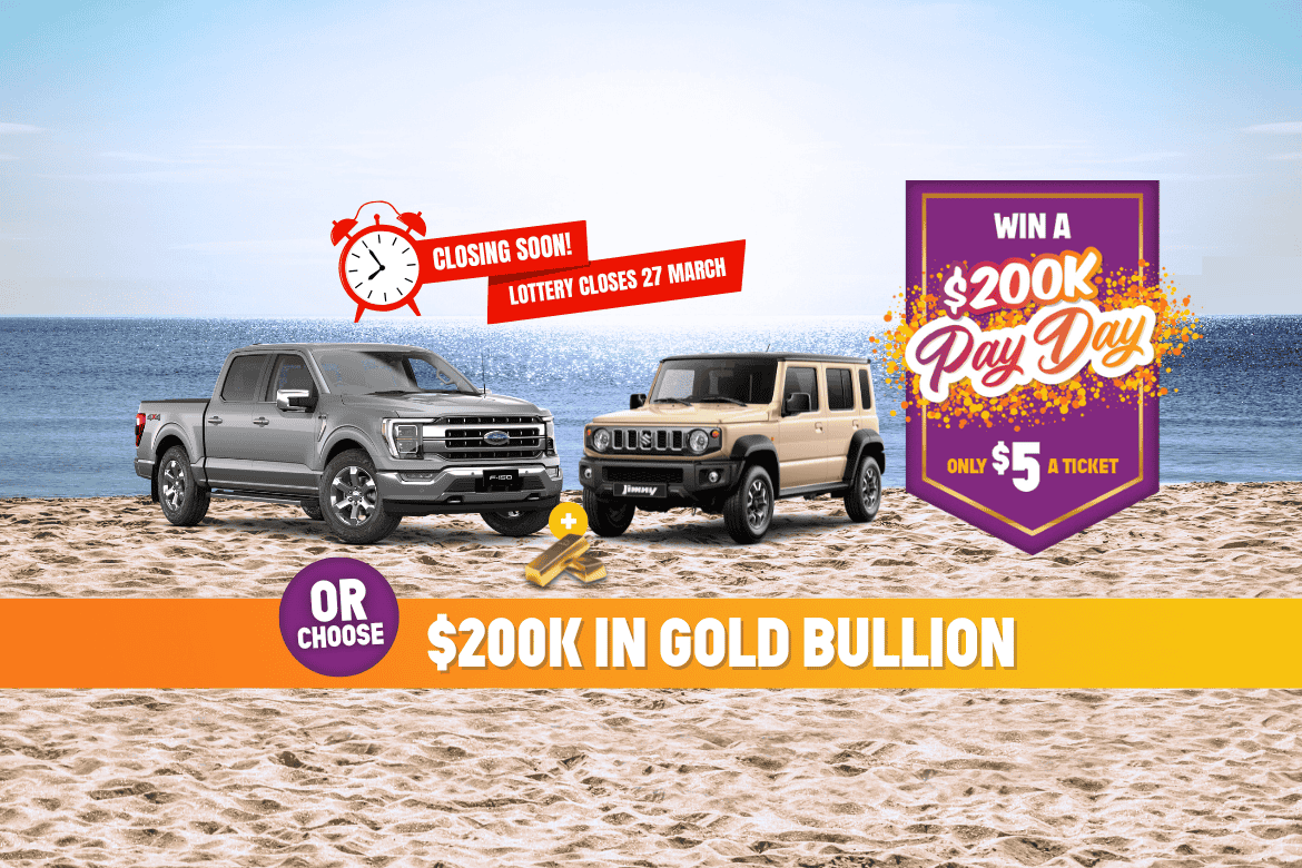 Win $200,000 Gold or a Ford F-150 Lariat + Suzuki Jimny 5 Door