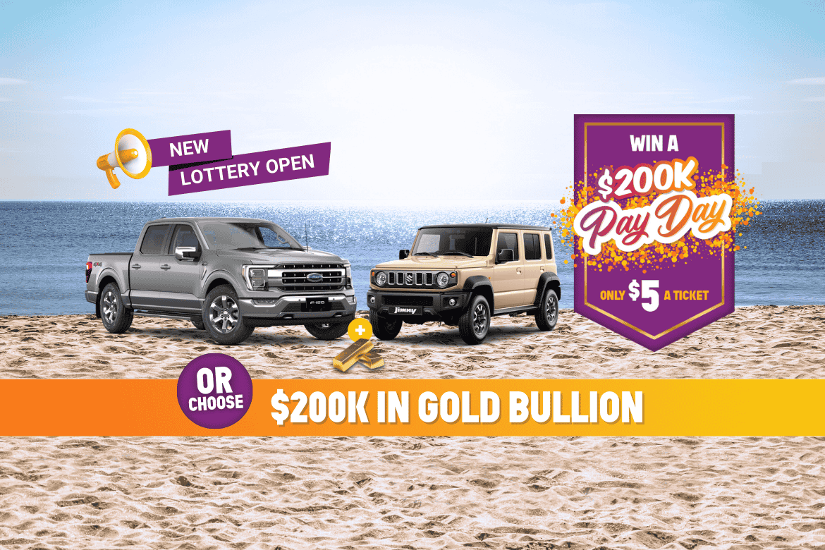 Win $200,000 Gold or a Ford F-150 Lariat + Suzuki Jimny 5 Door