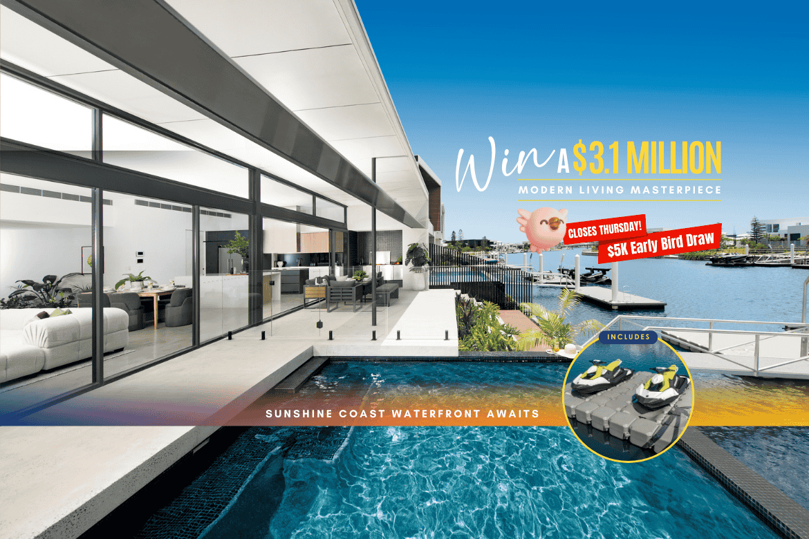 Win a $3.1 Million Modern Living Masterpiece in Pelican Waters