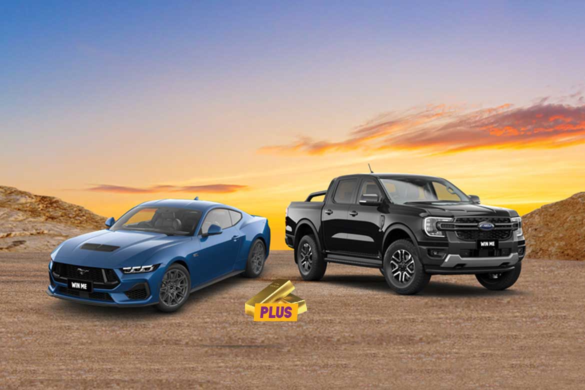 Win a Ford Ranger Sport + Ford Mustang GT Fastback + $25,570 Gold Bullion