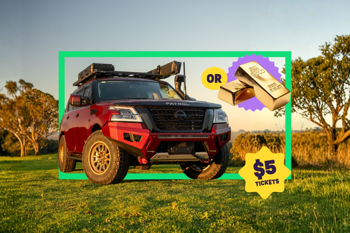 Win a Custom-Built V8 Patrol or $250K Gold