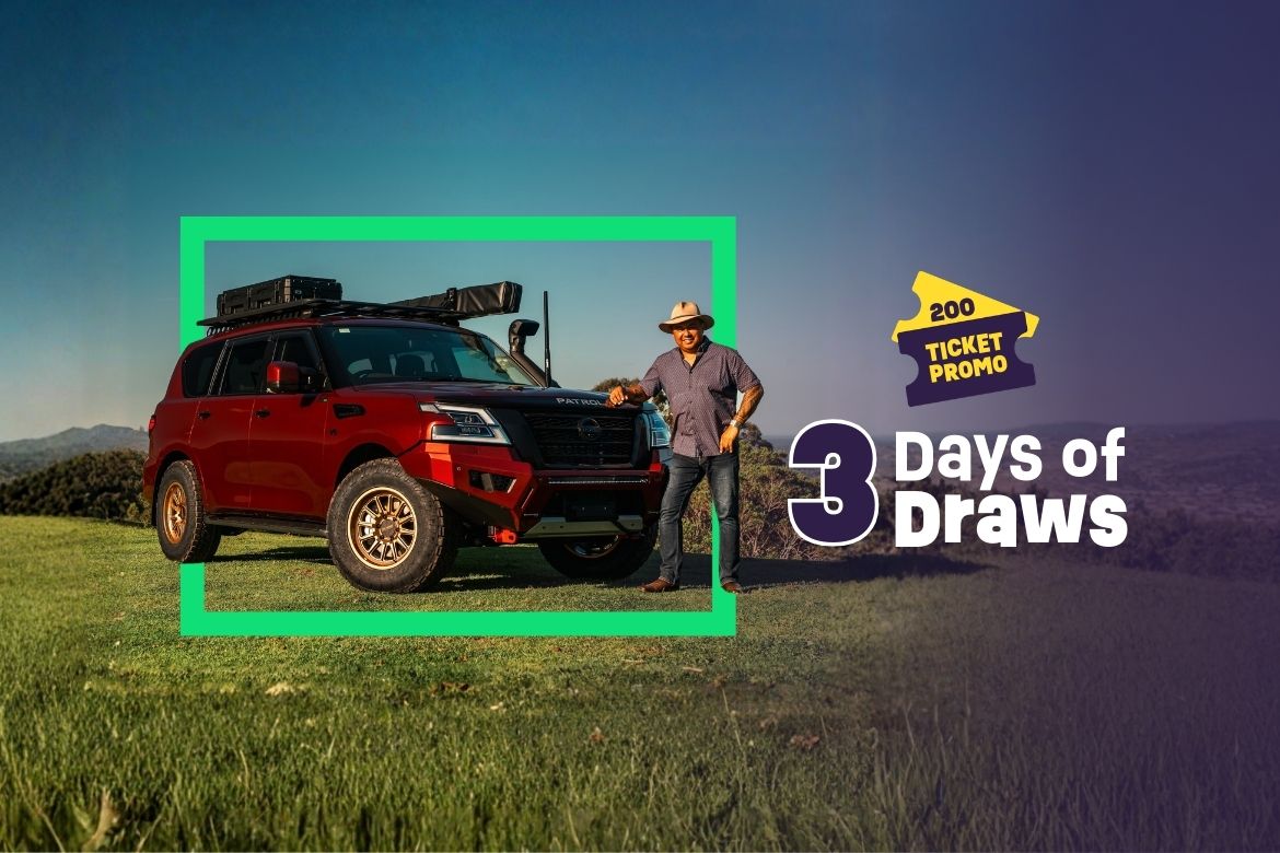 Win a Custom-Built V8 Patrol or $250K Gold