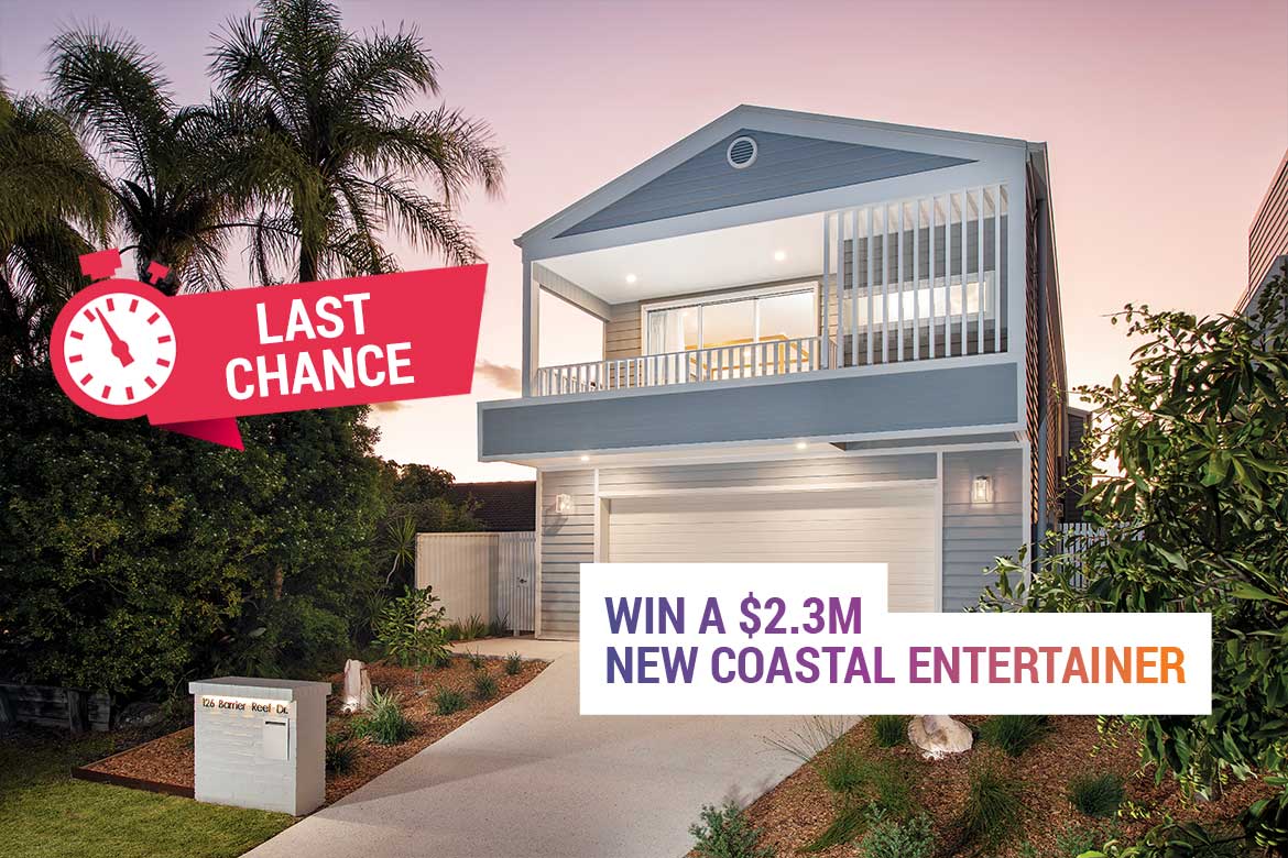 Win a $2.3M Coastal Entertainer in Prize Home Lottery #451