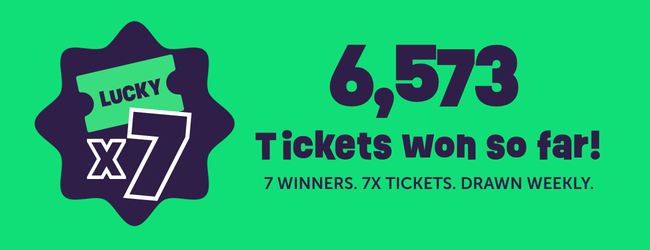 Become a Member and to enter in the Lucky 7's Draw.
