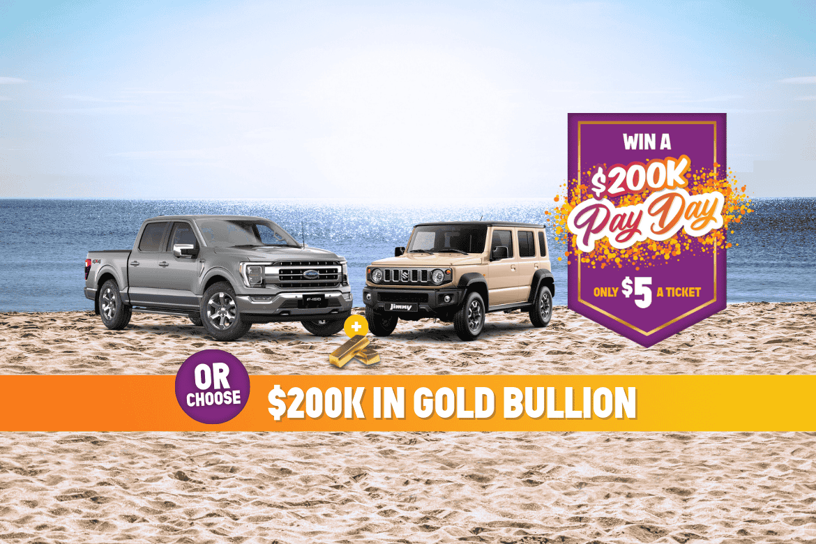 Win $200,000 Gold or a Ford F-150 Lariat + Suzuki Jimny 5 Door