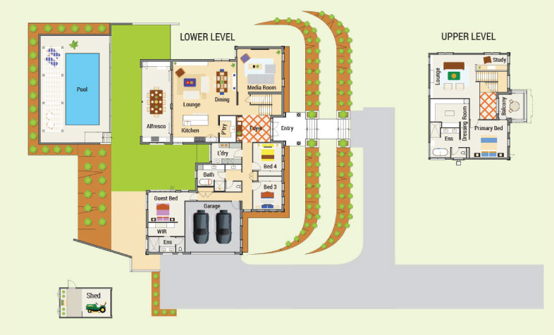 Floor plan - 2 storey home