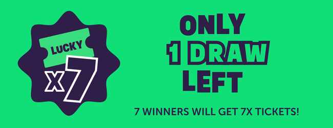 Become a Member and to enter in the Lucky 7's Draw.