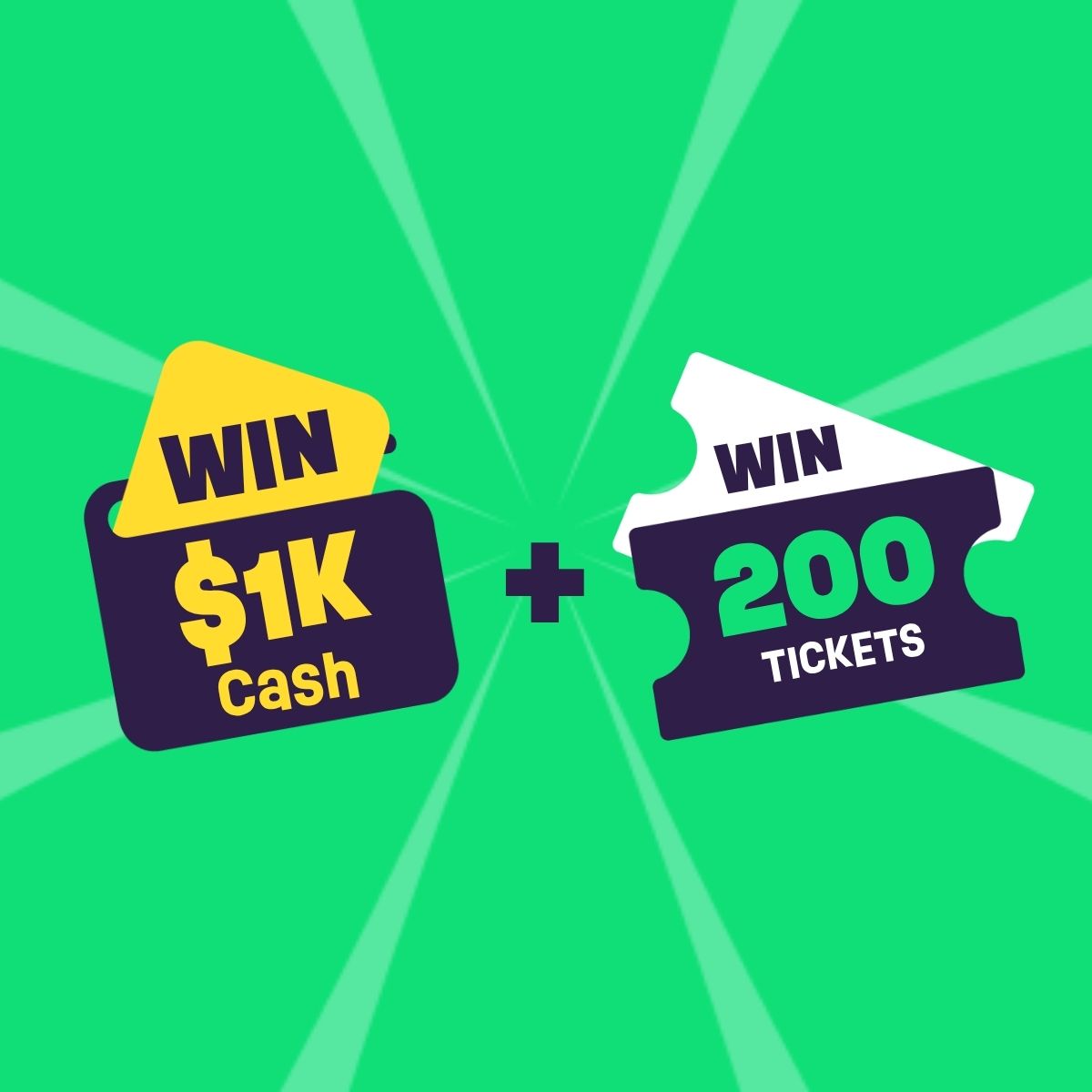 Become a Pay Day Member today to WIN $1,000 + 200 Bonus Tickets