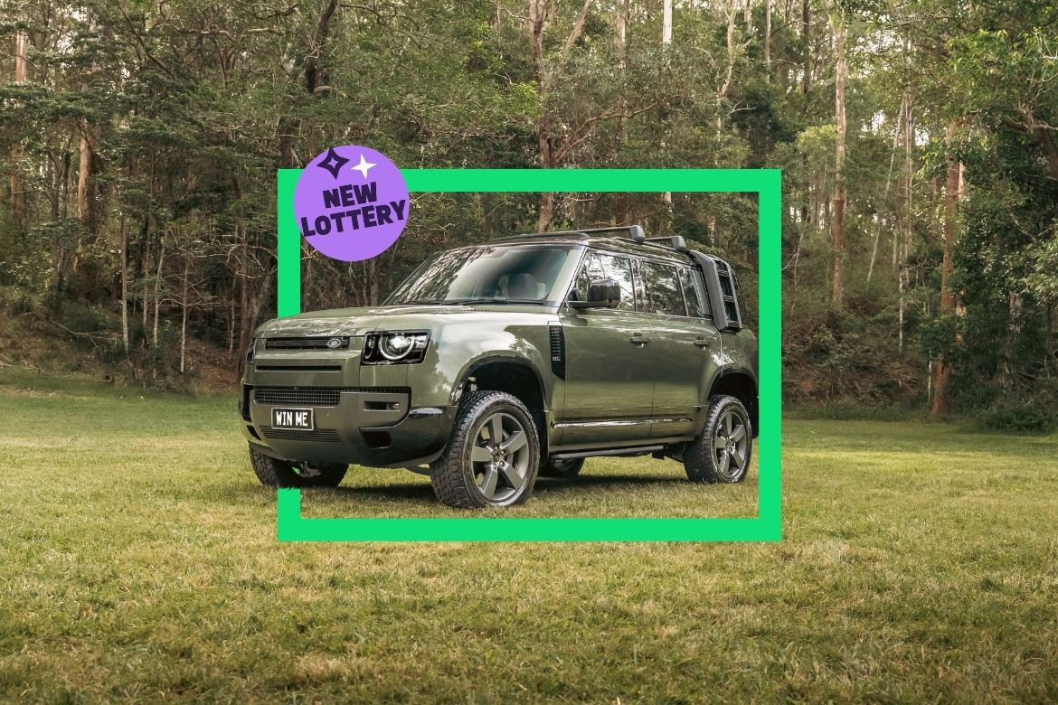 Win a Defender in your driveway. Or $200K cashable gold.