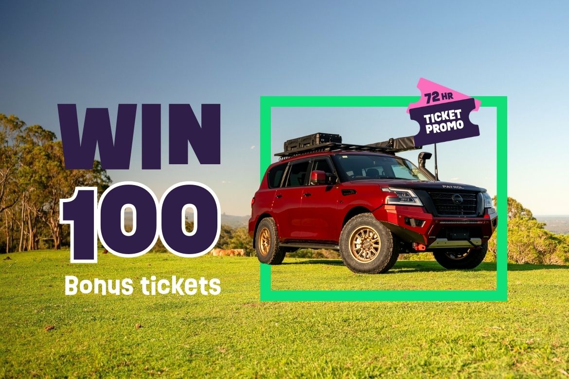 Win a Custom-Built V8 Patrol or $250K Gold