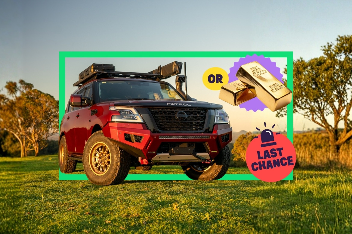Win a Custom-Built V8 Patrol or $250K Gold