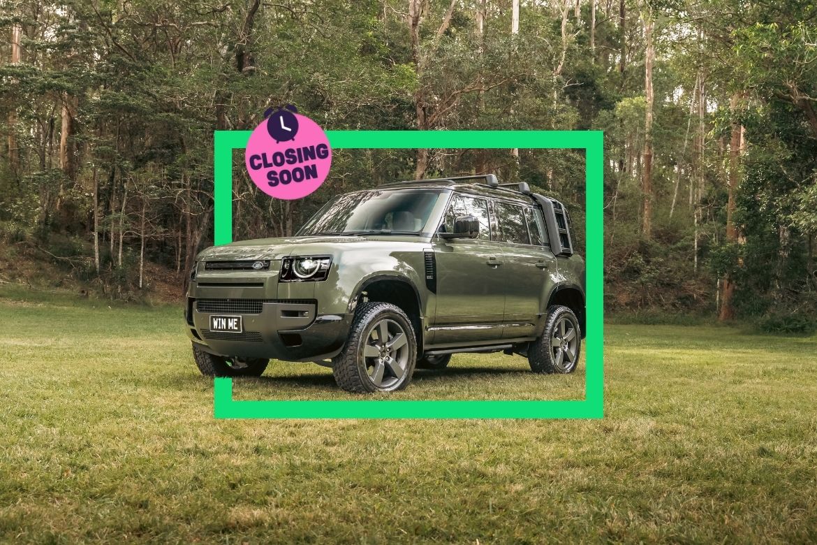 Win a Defender in your driveway. Or $200K cashable gold.