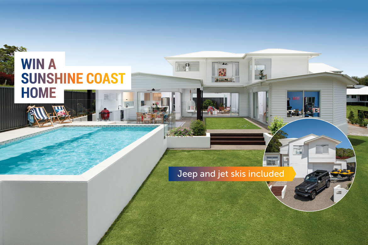 Win a Sunshine Coast Prize Home, Jeep and jet skis