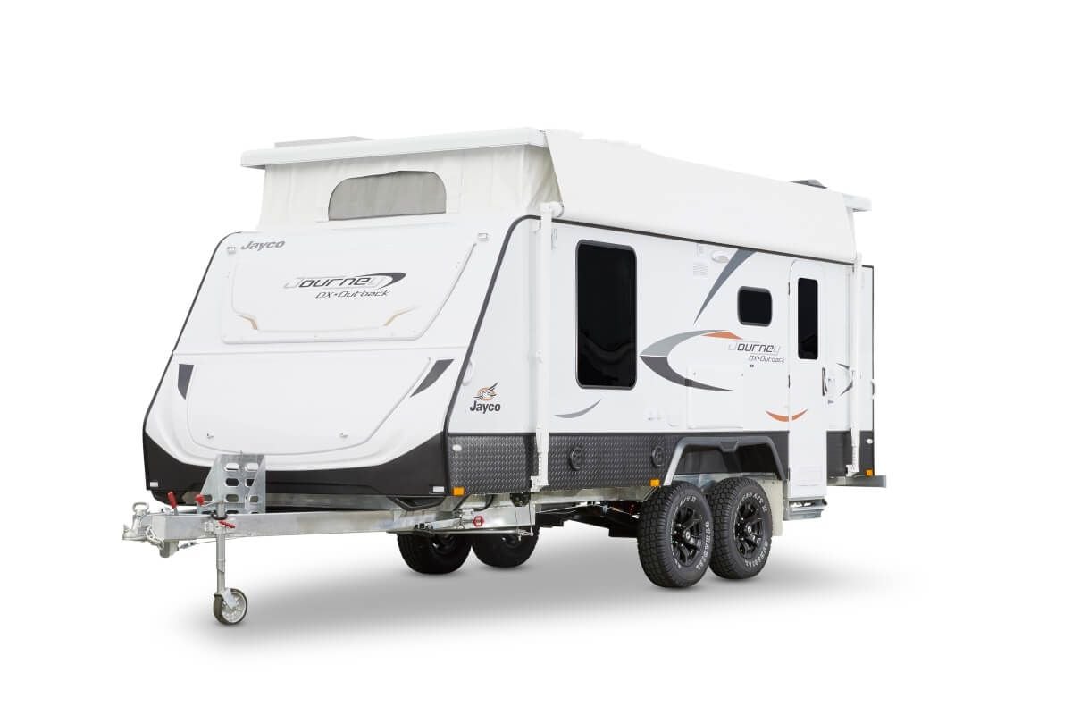 The Journey Deluxe comes in at the top of Jayco’s pop top range