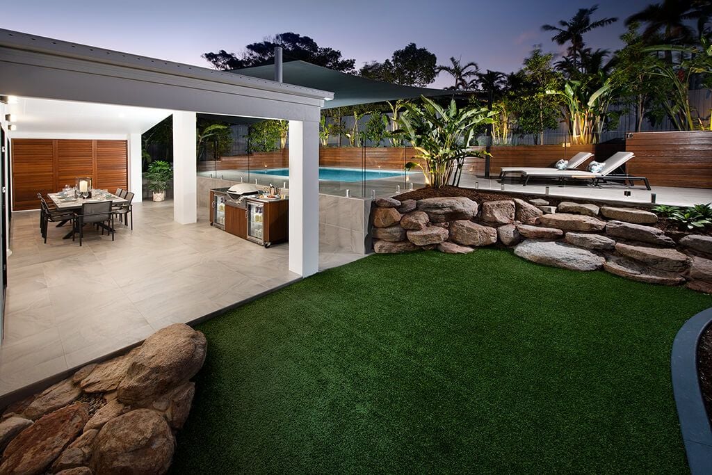 Image of Pavilion and pool area of Endeavour Prize Home 420 Yaroomba Sunshine Coast