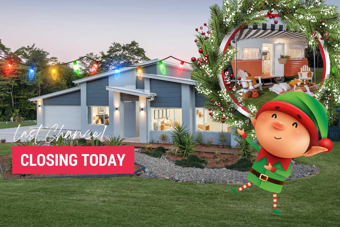 Lottery #439 - Win a $1.5M Sunshine Coast Home + Caravan For Christmas!